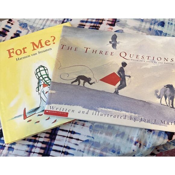 For Me Hard Back By Harden Van Stratton/The 3 Questions By Leo Tolstoy Soft Back - Picture 1 of 8